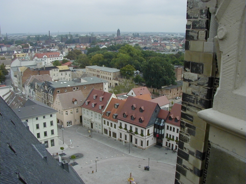 Blick von Marktkirche -zum MArkt